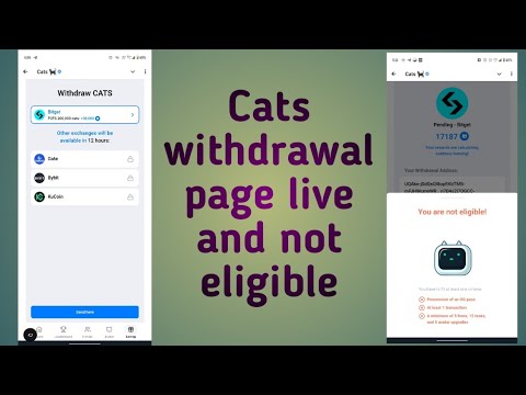 Cats withdrawal to Bitget exchange and install bitget exchange and cats price #cats