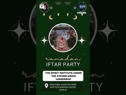 Iftar at Spirit Institute Sukkur #2024