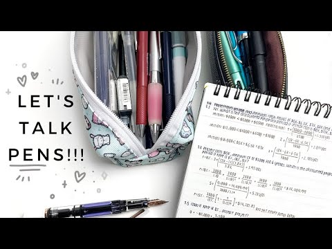 What's in my Pencil Case + Fountain Pen Collection!