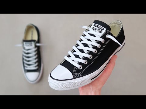 HOW TO LACE CONVERSE (BEST WAY!)