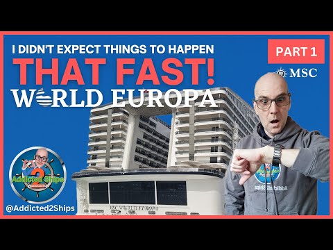 MSC World Europa: Cruise Vlog Series - Part 1 #mscworldeuropa #cruisevlog