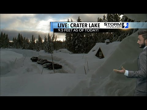 Heavy precipitation leads to flooded rivers, snowed-in mountains