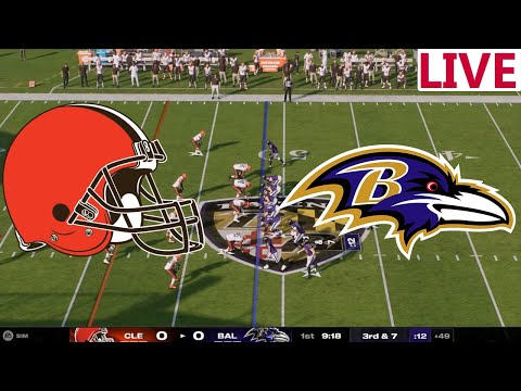 🔴LIVE 🔴Cleveland Browns VS Baltimore Ravens/ NFL Week 18 /NFL Envivo /Madden NFL 25