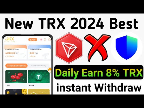 2024 Latest TRX Okx-Mining Site | Today Published TRX Earning Site | TRX Mining Website ✴️✴️