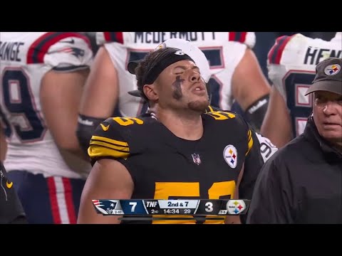 Alex Highsmith NECK INJURY Vs Patriots 😨🙏 Patriots Vs Steelers 2023 highlights