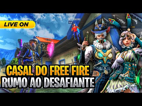 JOGANDO DUO🥇RUMO AO DESAFIANTE⚡️FREE FIRE LIVE