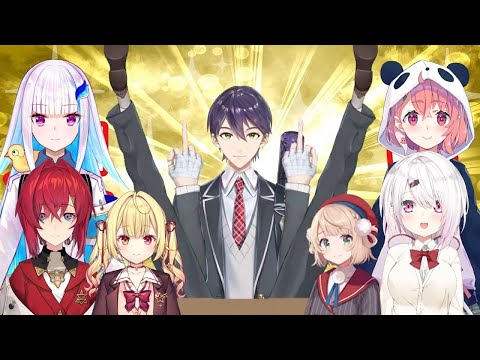 Compilation of Kenmochi Touya & Vtuber girls' various moments Part 2【Eng Sub / Nijisanji】