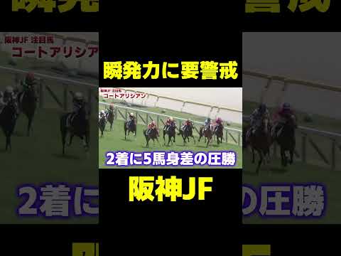 阪神JFで勝つ要素は全て揃っている コートアリシアン　#競馬 #競馬予想 #阪神ジュベナイルフィリーズ #阪神jf