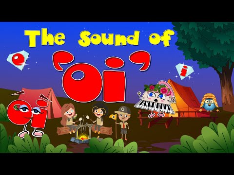 The Sound of 'Oi' - Vowel Diphthong oi / Long Vowel oi - English4abc - Phonics Mix!