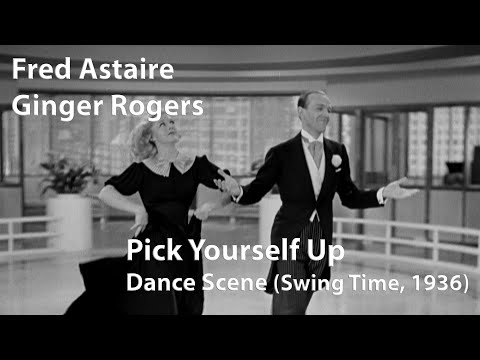 Fred Astaire and Ginger Rogers - Pick Yourself Up (Swing Time, 1936) - Dance [Digitally Enhanced]