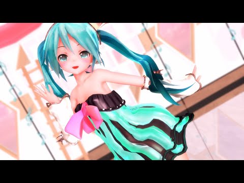 【MMD】シンデレラ /Giga First Night Remix「あぴミク」【2k・60fps】