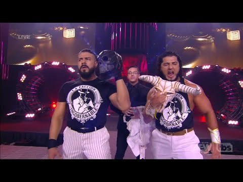 Andrade El Ídolo & Rush Tag Team Entrance with new theme song: AEW Dynamite Quake By The Lake 2022