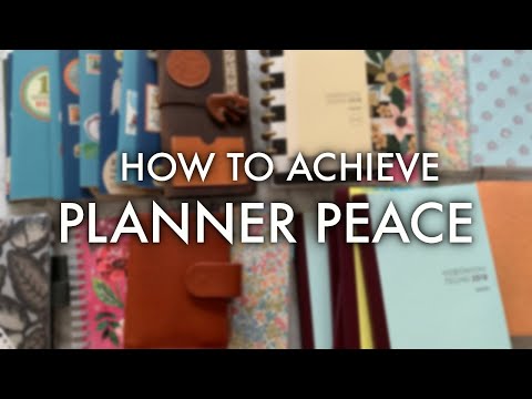 What is PLANNER PEACE / how it affects your productivity