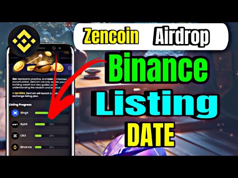 Zencoin Binance listing date | Zen coin listing binance | zen coin Airdrop listing Date | Zencoin