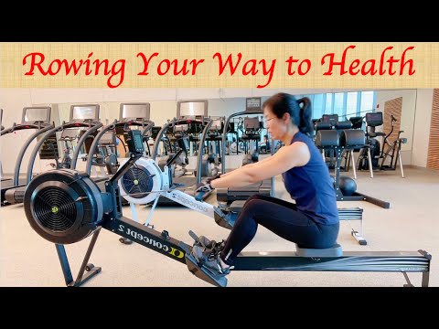 Rowing your way to health. 划向您的健康。点击CC观看字幕。