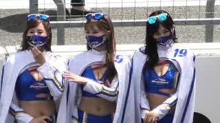 宮本りお/安田七奈/霧島聖子Weds.sportsBANDOHﾚｰｼﾝｸﾞｷﾞｬﾙｽﾞ  ピットビューイング  SUPERGT 富士スピードウェイ 2021.05.03