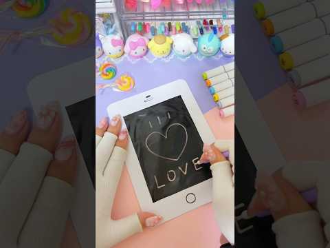 【簡単】無限♾️お絵描きスマホの作り方📱お勉強にも役立つ優れもの！#shorts