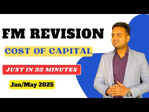 Revision of Cost of Capital chapter| Financial Management| Ca Prakash Patel