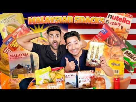 Trying EXOTIC MALAYSIAN Snacks for the first time 😱| Funyaasi Taste Test | Latest YT #Vlogs Videos