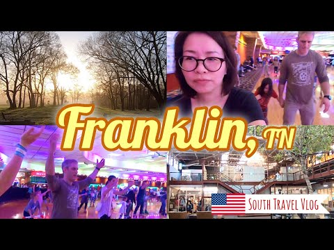 FRANKLIN IN TENNESSEE 【アメリカ南部の旅③】おしゃれエリアでショッピング＆40年振り⁉︎ローラースケート🛼 (#175)