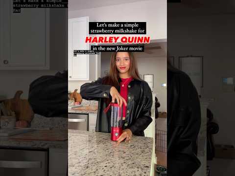 Harley Quinn Milkshake BlendJet Recipe