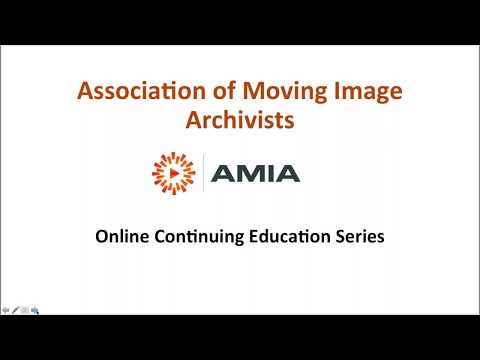 AMIA Online | Personal Collections - Introduction (1 of 2)