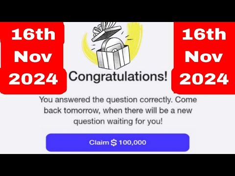 16th November Time Farm Oracle Of Time Answer | Time Farm Daily Combo #timefarm #oracleoftime