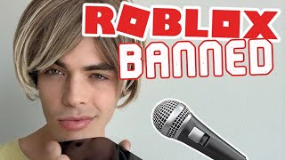 I’m BANNED from Roblox VOICE CHAT