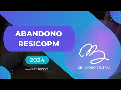 Abandono del RESICOPM 2024