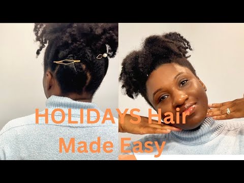 Quick & Easy Hairstyles | Perfect for Holiday Celebrations!”