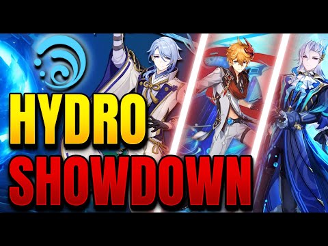 Who is THE BEST Hydro DPS in Genshin Impact? Ayato VS Tartaglia VS Neuvillette Comparison