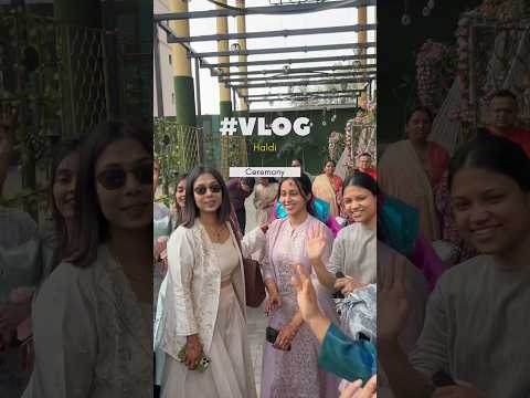 #5 फूलों वाली Haldi💐| My sister’s Haldi ceremony mini vlog❤️| #minivlog #shorts #ssccgl