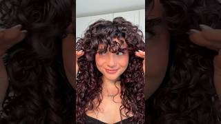 HOW I STYLE MY CURLY BANGS!