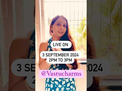 We Are coming live stay tune on our channel #youtube  #vastucharms #youtubeshorts #vastu #vastutips