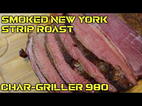 Smoked New York Strip Roast On Char-Griller 980 Gravity | Smoked New Your Strip Roast