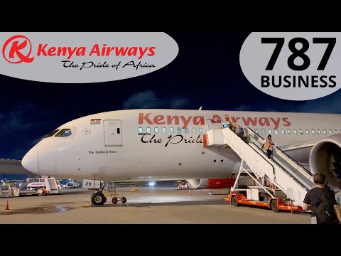 Kenya Airways 787 BUSINESS CLASS: KQ886 Nairobi to Bangkok