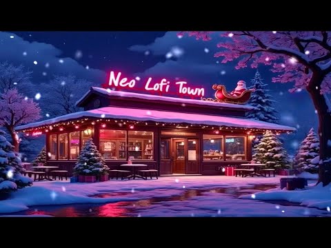 Cozy Christmas Coffee Shop ☕🎄❄️ – Lofi Hip Hop Beats with Peaceful Winter Atmosphere 🎶✨