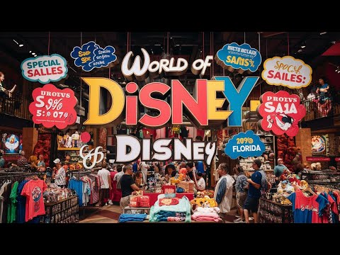 World of Disney Store in Orlando Florida sales and promotions