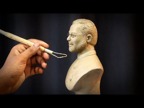 PM MODI clay statue making | @NarendraModi  ji ki murti making | clay art