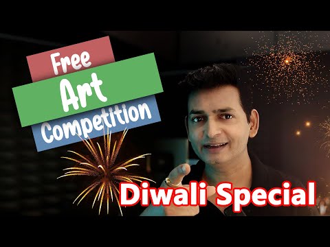 Art Competition in Festival Season | Diwali Drawing Competition #sketchboookbyabhishek #diwali