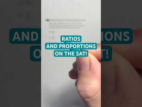 #Ratios and #Proportions on the #SAT! #Shorts #algebra #math #study