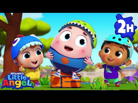 Humpty Dumpty at the Park | Little Angel | Fun Kids Songs | Nursery Rhymes