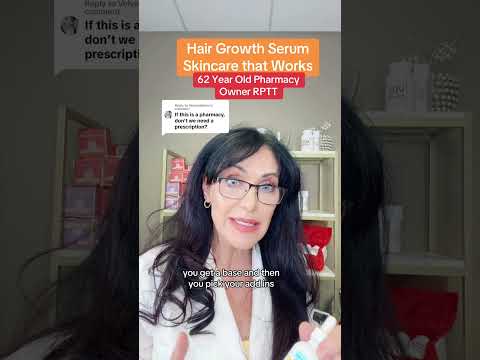 How to Get a Hair Growth Serum that Actually Works from a 62 year old oharmacy owner treinoin hair