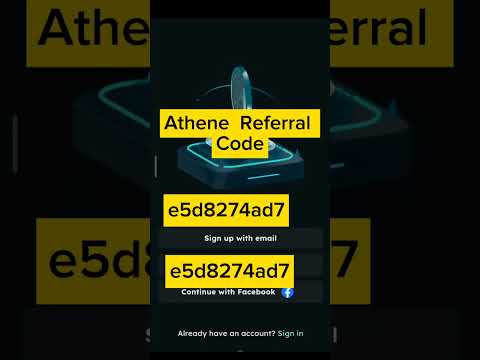 ATHENE NETWORK MINING REFERRAL CODE।। ATHENE NETWORK REFERRAL CODE।।ATHENE MINING APP REFERRAL CODE