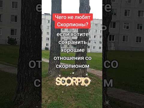 Чего не любят Скорпионы?