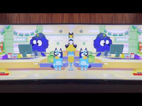 bluey-bingo sings row row your boat in different filters-cute video