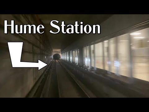 [Downtown Line] Passing by Hume Station under construction