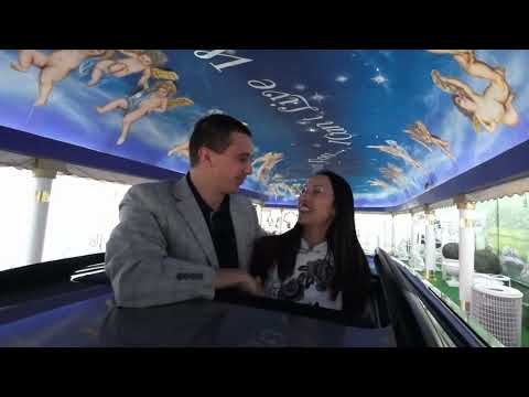 Las Vegas Drive Thru 10 Year Vow Renewal at Little White Chapel