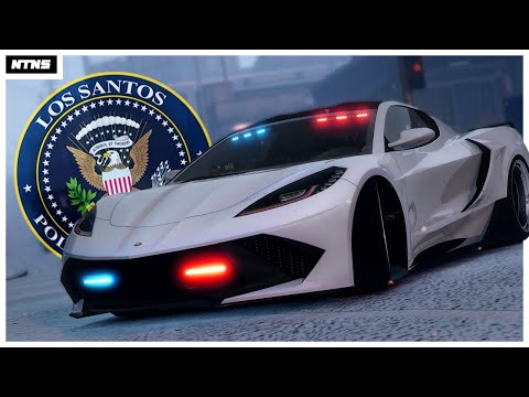 GTA V - NEW Coquette D10 Undercover Police Build! C8 Corvette Cop Car FULL Customization!