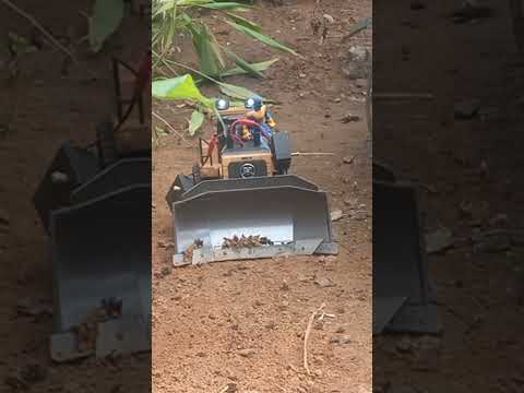 perbaikan jalan #rc #kontruksi #toys #huina #viral #rcconstruction #fypシ #mainananak #bulldozer